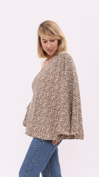 Babi Leopard Kimono