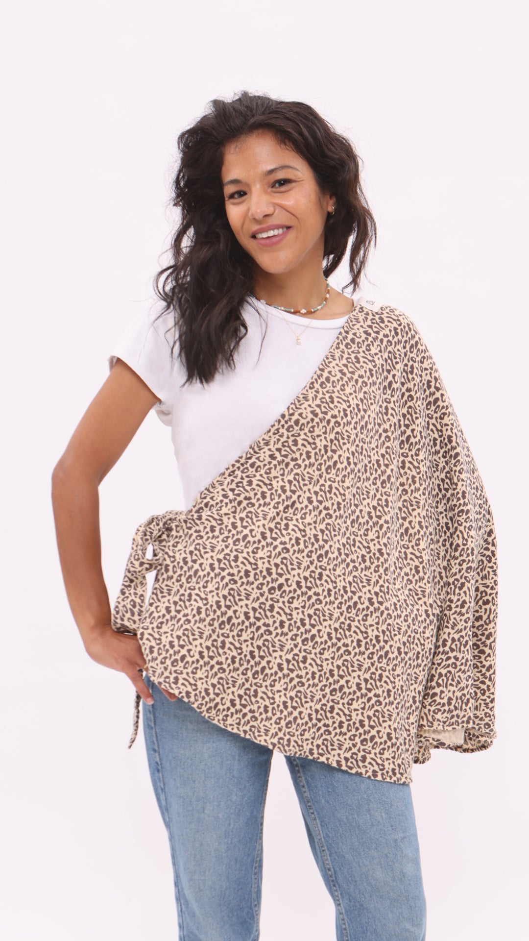 Babi Leopard Kimono