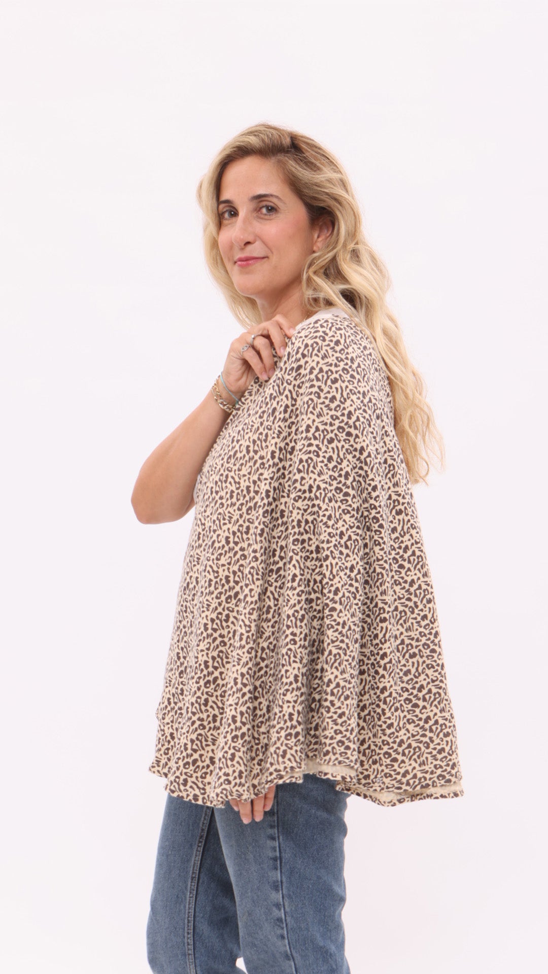 Babi Leopard Kimono